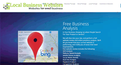 Desktop Screenshot of localbusinesswebsites.net