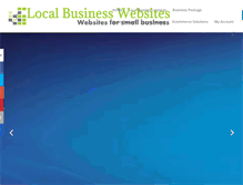 Tablet Screenshot of localbusinesswebsites.net